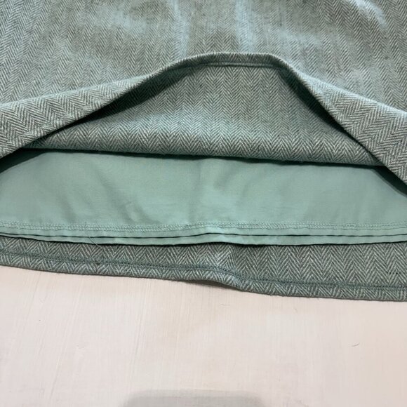 Judith March Mini Skirt Large L Wool Tweed Aztec Western Festival Hipster - Picture 6 of 7